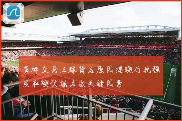 黄蜂交易三球背后原因揭晓对抗强度和硬仗能力成关键因素